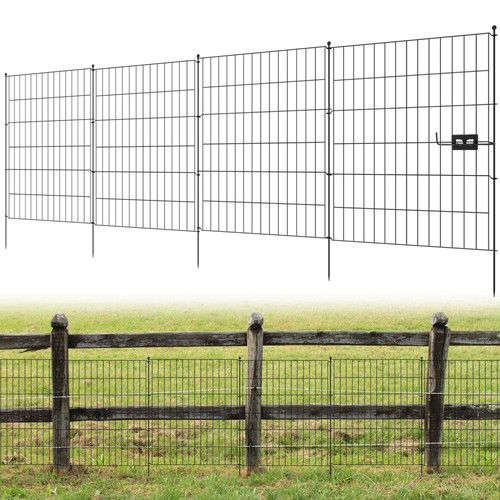 Steckzaun metall teichzaun - steckzaun,