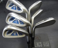 Set 6x Cleveland CG-C Eisen 5-PW Stiff Stahlschäfte Cleveland Griffe