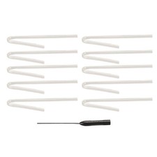 10 Stück Hörgeräte-Schallschlauch  Vorgeformte Otoplastik-Schläuche NEU