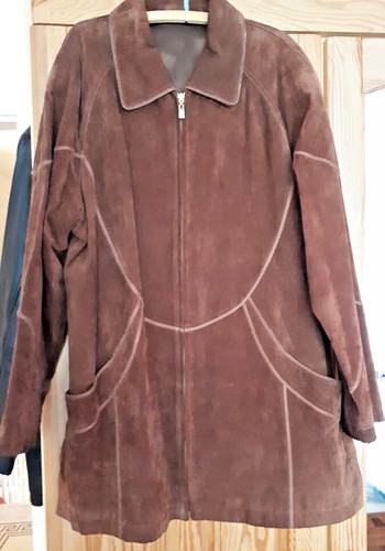 Damen lederjacke mantel - lederjacke,