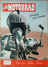 Das Motorrad 04/1954 Test Parilla 125 Sport, Schwingen-1x1, Motorrad abschleppen