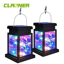 2x LED Solarlaterne für