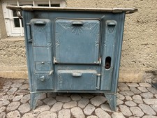 Antik Alt Holzofen Jugendstil aus Frankreich