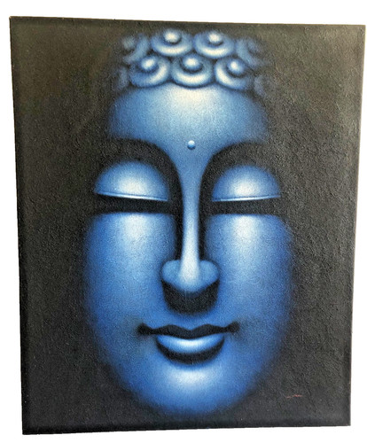 Leinwandbild buddha unikat auf - leinwandbild,