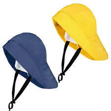 modAS Unisex Südwester - Wasserdichte Regenmütze mit Kinnriemen und Innenfutter