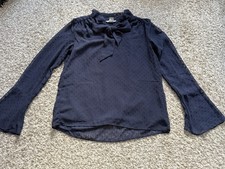 Damen Bluse Trompetenärmel
