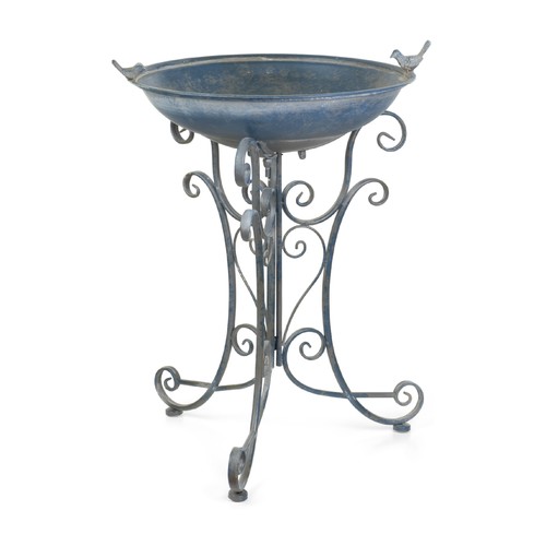 Vogeltränke vogelbad blau - vogeltränke,