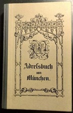 Erstes Münchner Stadtadreßbuch 1835. Neudruck!!! von 1985