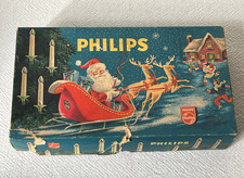 alte Philips Christbaum-Beleuchtung Baumschmuck elektrische Kerzen antik Vintage