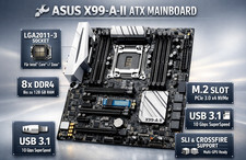 Asus x99 atx mainboard - asus, x99-a