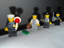 Lego Figuren Polizisten Dieb Verbrecher Räuber (4 Stück) City
