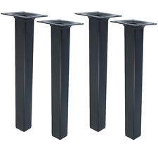 4er Set schwarze Möbelfüße