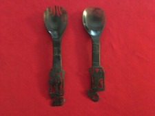 Salatbesteck aus Horn