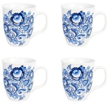 Becher-Set "Gzhel", 4 Stück x