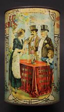 Alte Box Zylinder Zinn Werbung Brausetabletten Achille Brioschi - Mailand