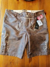 nagelneue und ungetragene Trachtenhose Lederhose in XXL aus Kunstleder SMOG 