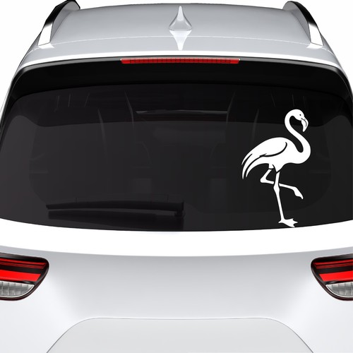 Flamingos auto aufkleber - flamingos,