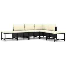 6-tlg Gartenmöbel Kissen Poly