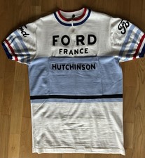 XXL Retro Radtrikot Wolle Magliamo Ford France Hutchinson - eroica Gr. XXL