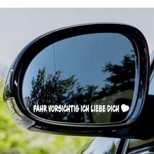Aufkleber Autospiegel: FAHR