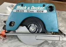 Einwandfrei funktionierende Black & Decker Handkreissäge DN 228, 52 mm, 800 Watt