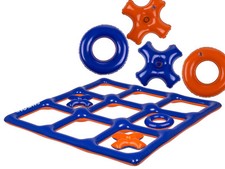 Aufblasbares Wasserspiel Tic Tac Toe schwimmendes Pool Spielset Poolspiel Set