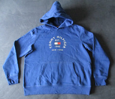TOMMY HILFIGER Hoodie Kapuzenpullover - blau - Größe 3XL - NEU