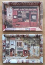 Bilder Tabletts Bistro Wein Café Küche Eßzimmer **sehr gut erhalten**