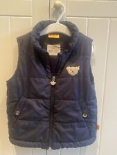 ✨ Steiff: dicke Weste Daunenweste Steppweste blau Gr. 104✨