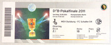 Ticket - DFB Pokalfinale  2011 - MSV Duisburg : FC Schalke 04