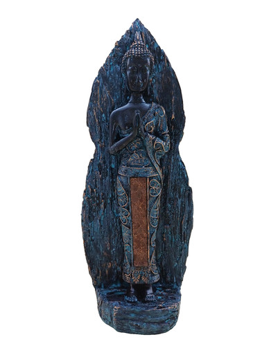 Schöner stehender buddha - stehender,