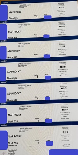 Tickets asap rocky - tickets,