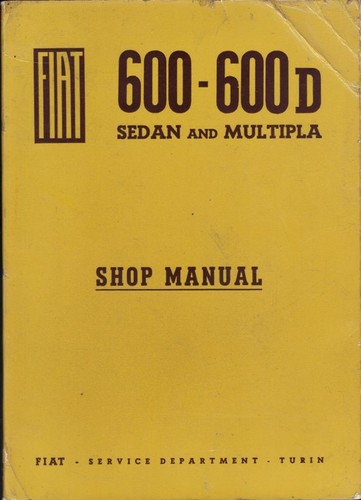Fiat 600 600d limousine - 600, &