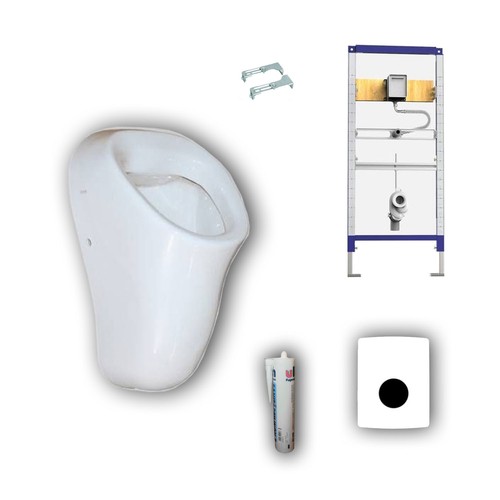 Urinal mit vorwandelement - mit,
