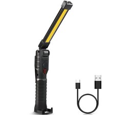 COB LED KFZ Arbeitsleuchte Akku Magnet Werkstattlampe Handlampe Stablampe USB DE
