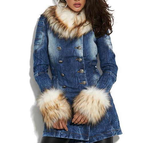 Mexton damen jeansjacke - jeansjacke, jeans