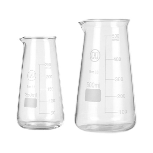 Konischer glas messbecher - konischer,