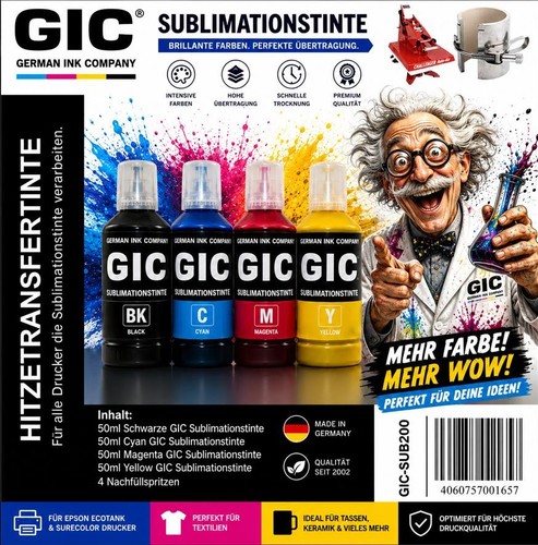 200ml gic sublimationstinte - 200ml,