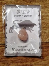 ??⚒ 1 Sternzeichen Stier Anhänger Rosenquarz TOP!??⚒
