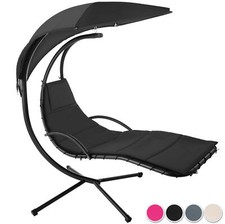 Hängeliege mit Gestell Schwebeliege Schwingliege Sonnenliege Relax Garten Liege
