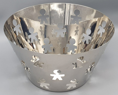Alessi edelstahl brotkorb - edelstahl, /