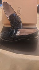 Tod halbschuhe schwarz lack - tod's,