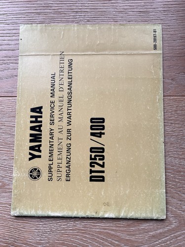 Yamaha dt250 dt400 - yamaha,