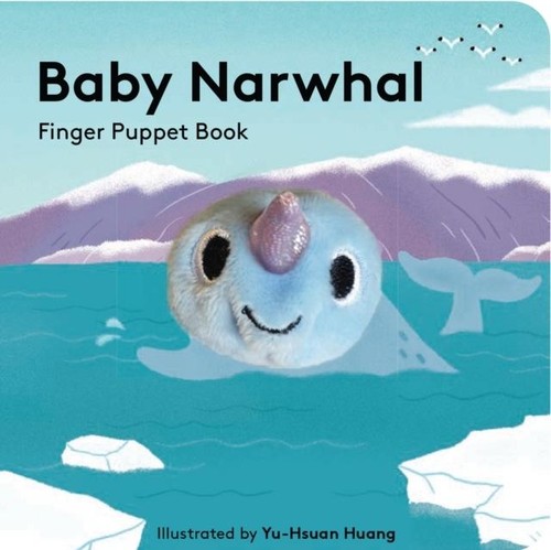Baby narwhal finger puppet - finger,