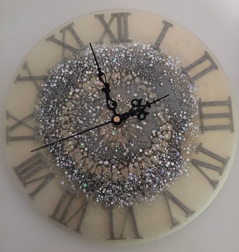Handarbeit wanduhr rund - wanduhr,