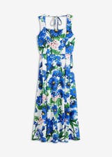 Neu Kleid Gr. 36/38 Weiß Blau