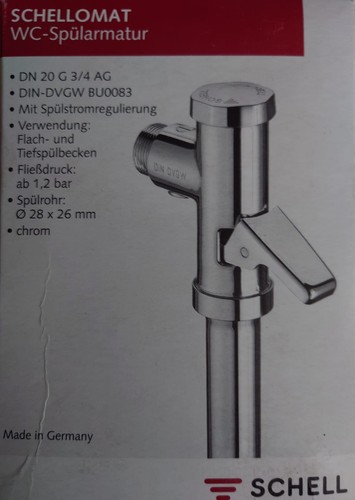 Neue spühlamatur für pissoir - neue,