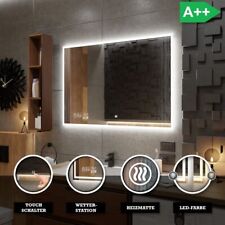 BOSTON BadSpiegel mit LED Beleuchtung Wandspiegel Badezimmer nach Maß | EXTRAS