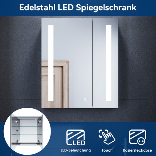 Spiegelschrank mit led - mit,