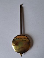 Kurzpendel  für Kaminuhr, Küchenuhr, Wanduhr, 12 cm, Pendelscheibe D. 4,3 cm